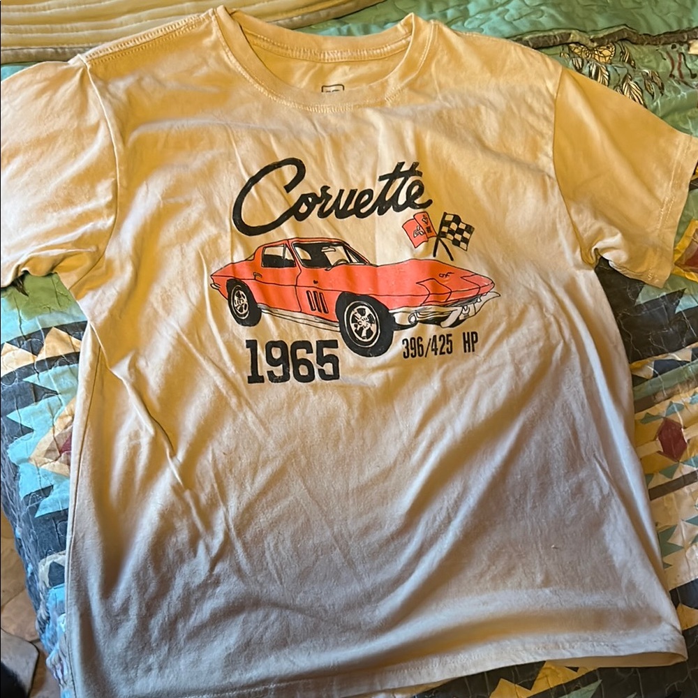 Corvette Kids T-Shirt in Cream